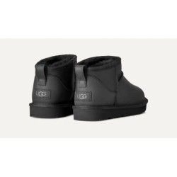 UGG Botte Classic Ultra Mini en Cuir | Expédition Rapide