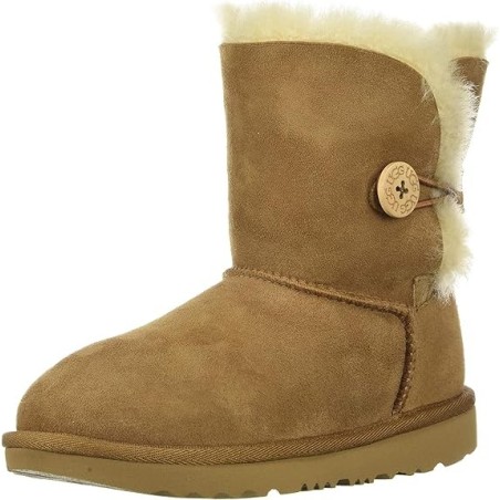 Bottes UGG Enfant Mixte Bailey Button II Isolation Efficace